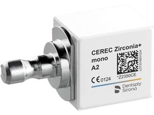 CEREC Zirconia+ mono A2, Packung 3 Stück