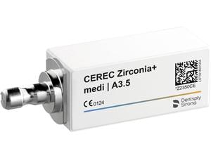 CEREC Zirconia+ medi A3.5, Packung 3 Stück