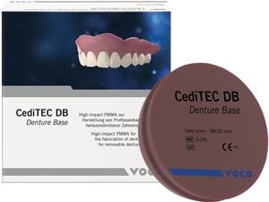 CediTEC® DB disc - Ø 98 mm Dark-Pink, Stärke 30 mm