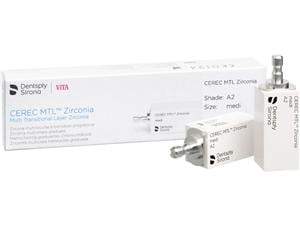 CEREC MTL Zirconia medi A2, Packung 2 Stück