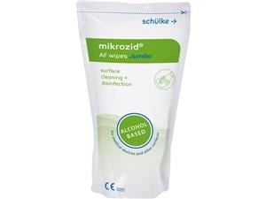 mikrozid® AF wipes Jumbo Format 20 x 20 cm, Beutel 220 Tücher