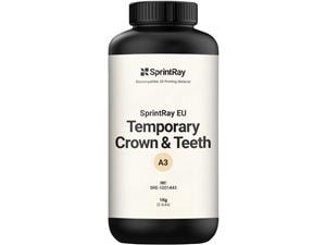 SprintRay EU Temporary Crown & Tooth A3, Flasche 1 Liter