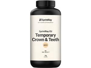 SprintRay EU Temporary Crown & Tooth A3.5, Flasche 1 Liter