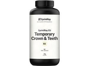 SprintRay EU Temporary Crown & Tooth B2, Flasche 1 Liter