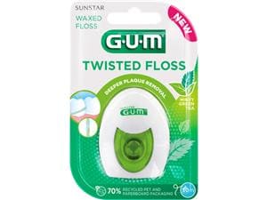 GUM® Twisted Floss Packung 12 x 30 m