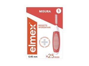 elmex® Interdentalbürsten Größe 1 - orange, Ø 0,45 mm, Packung 25 Stück