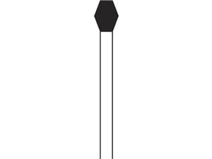 FG-Diamant, Form 038 ISO 031, Körnung normal, Kopflänge 4 mm