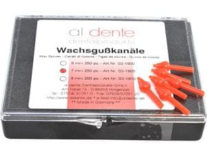 Guss-Kanäle mit verlorenem Kopf für EM / NEM EM - Ø 7 mm, Packung 250 Stück