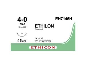 ETHILON schwarz, monofil - Nadeltyp FS2 USP 4-0, Länge 0,45 m (EH 7145 H), Packung 36 Stück