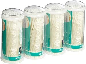 Microbrush® Röhrenserie - Nachfüllpackung Weiß, superfein, Ø 1,0 mm, Packung 400 Stück