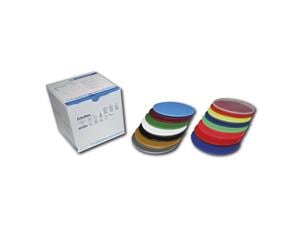 PLAY SAFE® Erkoflex-color - Farbset, einfarbig Ø 120 mm (rund) Stärke 4 mm, Packung 15 Stück