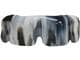 PLAY SAFE® Erkoflex-color Freestyle blackline, Stärke 2 mm, Ø 120 mm (rund) - Einzelfarben Zebra, Packung 5 Stück