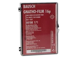 Bausch Gnatho-Film BK 171, rot, 70 x 100 mm