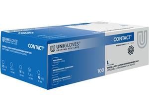 Unigloves® Contact puderfrei Größe L, Packung 10 x 100 Stück