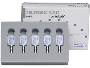IPS e.max® CAD for inLab MO MO 1, C14, Packung 5 Stück