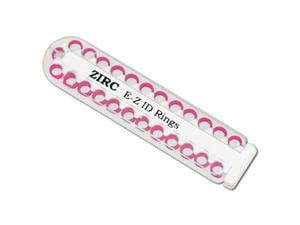 EZ-ID Markierungsringe, groß (Ø 6 mm) - Nachfüllpackung Neon pink, Packung 25 Stück