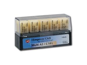 IPS Empress® CAD for CEREC and inLab Multi Blöcke A2, Größe C14 L, Packung 5 Stück