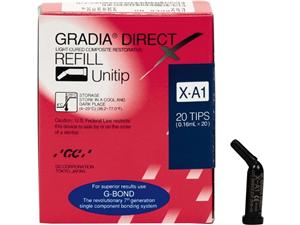 Gradia Direct X, Unitips - Nachfüllpackung X-A1, Unitips 20 x 0,16 ml