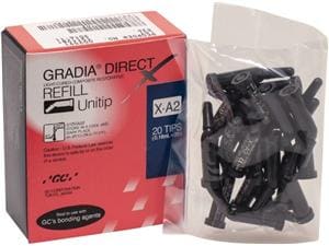Gradia Direct X, Unitips - Nachfüllpackung X-A2, Unitips 20 x 0,16 ml