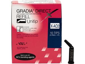 Gradia Direct X, Unitips - Nachfüllpackung X-AO2, Unitips 10 x 0,16 ml