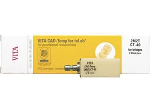 VITA CAD-Temp® monoColor for CEREC®/inLab® 2M2T, Größe CT-40, Packung 2 Stück