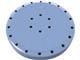 Magnetische 24-Loch-Bohrerständer, rund Babyblau