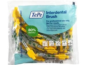 TePe Interdentalbürsten - Multipack Gelb - fein, Ø 0,7 mm, Packung 25 Stück