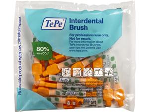 TePe Interdentalbürsten - Multipack Orange - xxx-fein, Ø 0,45 mm, Packung 25 Stück