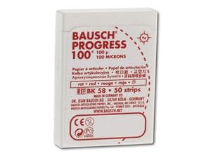 Bausch Progress 100® BK 58, rot, Streifen gerade, Packung 50 Blatt