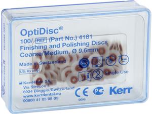 OptiDisc® - Nachfüllpackung Orange - grob / mittel, Ø 9,6 mm, Packung 100 Stück