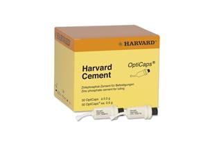 Harvard Cement OptiCaps® Weiß / gelb, Packung 50 Kapseln