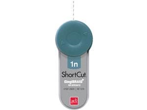 ShortCut™ GingiBRAID+™, nicht imprägniert Größe 1n, Packung 180 cm