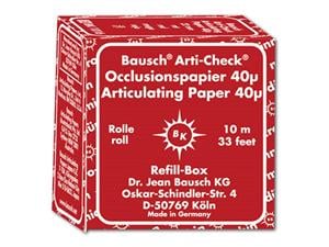 Bausch Occlusionspapier Arti-Check® BK 1016, rot, 22 mm, Nachfüllrolle 10 m