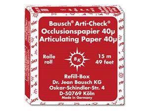 Bausch Occlusionspapier Arti-Check® BK 1014, rot, 16 mm, Nachfüllrolle 15 m