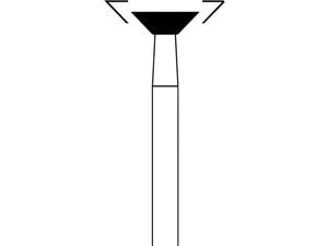 Sinter-Diamanten, Form SHM 014 ISO 060, normal, Kopflänge 2 mm