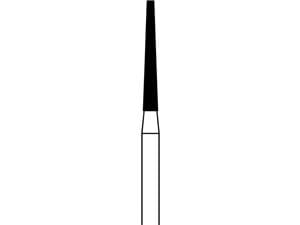 FG-Diamant, Form 173 ISO 014, Körnung extra-grob (schwarz), Packung 5 Stück