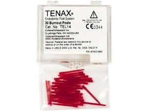 TENAX® Posts Ausbrennstift Rot, Ø 1,4 mm, Packung 30 Stück