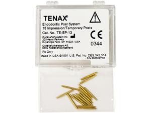 TENAX® Posts Abform-/Temporärstifte Gelb, Ø 1,3 mm, Packung 15 Stück