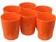 Mundspülbecher Color Mehrweg Orange, Packung 6 Stück