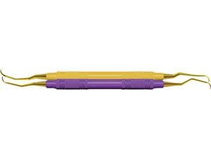 XP Technology™ Double-Gracey, mit Kunststoffgriff - Anterior/Posterior Kit Violet/gelb