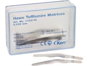 Hawe Tofflemire Matrizen Nr. 1102, Stärke 0,038 mm, Packung 30 Stück