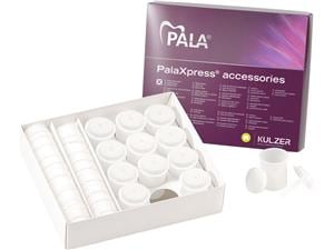 PalaXpress Füllzylindereinsätze Packung 12 Stück, inklusive 12 Deckel und 50 Dichtscheiben