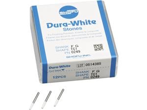 Dura-White® Schaft FG Figur TC1, ISO 020, Packung 12 Stück