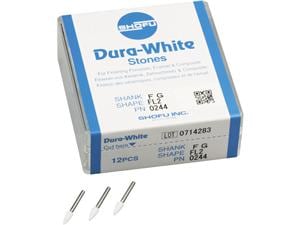 Dura-White® Schaft FG Figur FL2, ISO 025, Packung 12 Stück