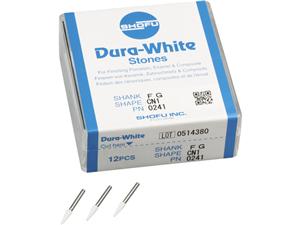 Dura-White® Schaft FG Figur CN1, ISO 024, Packung 12 Stück