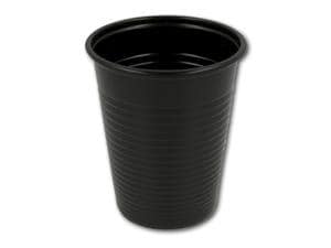 Monoart® Mundspülbecher Einfarbig, 1.000 Stück Schwarz