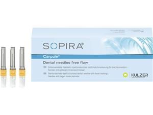 SOPIRA® Free Flow Einwegkanülen Orange - 27G, 0,4 x 25 mm, Packung 100 Stück