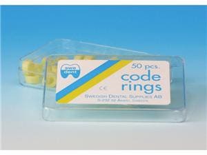 Code Ringe Gelb, Packung 50 Stück