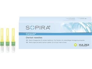 SOPIRA® Carpule Einwegkanülen Grün - 30G - 0,3 x 16 mm, Lanzettenschliff, Packung 100 Stück
