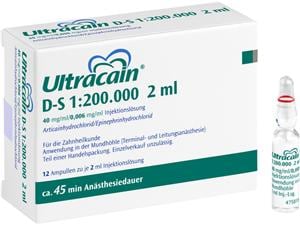 Ultracain™ D-S 1:200.000 Ampullen 96 x 2 ml